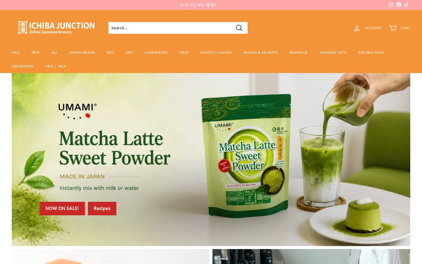 ichibajunction.com.au homepage screenshot