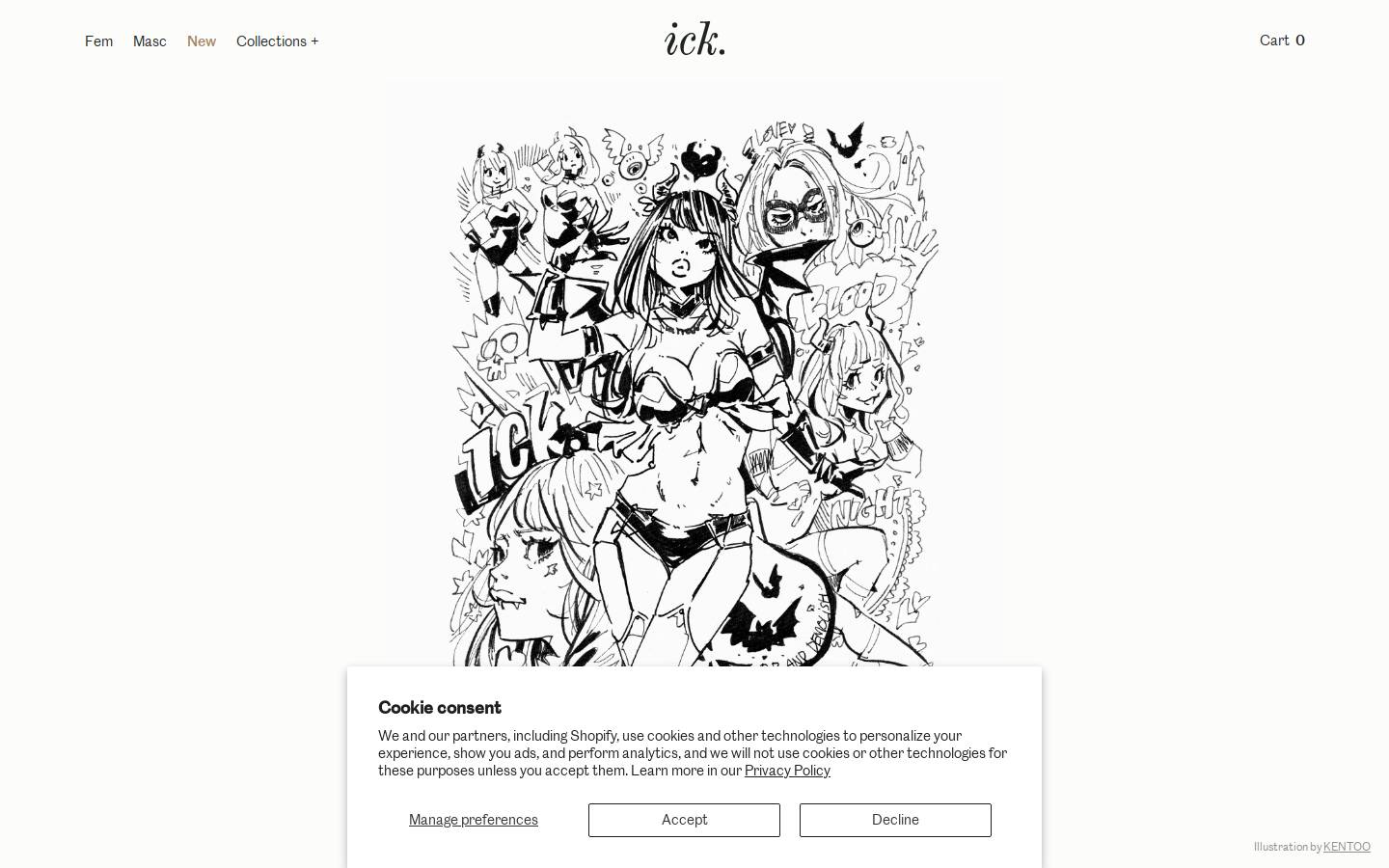 ICK homepage screenshot