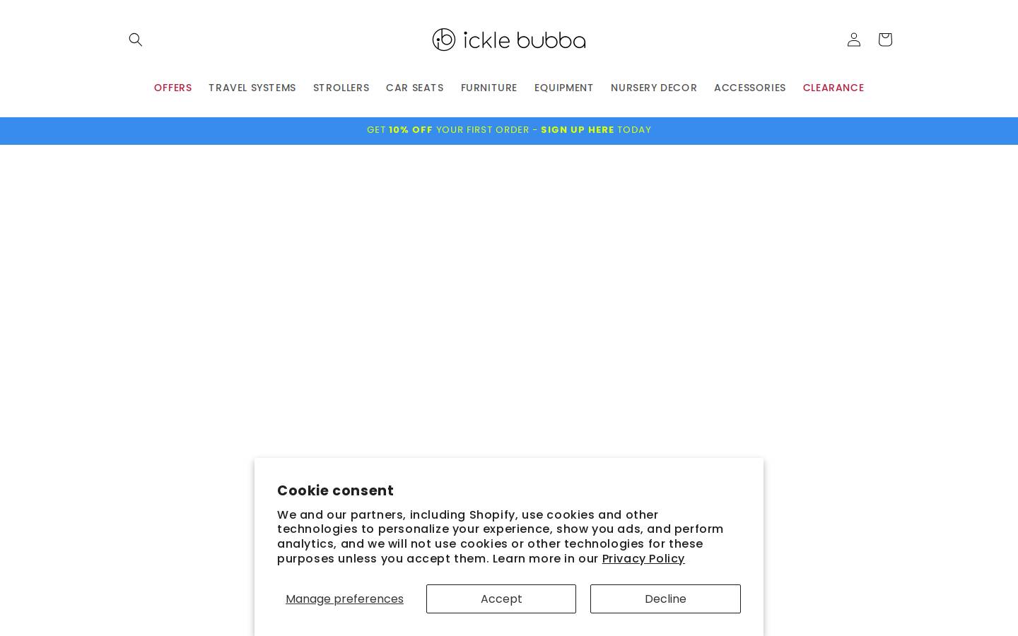 Ickle Bubba homepage screenshot