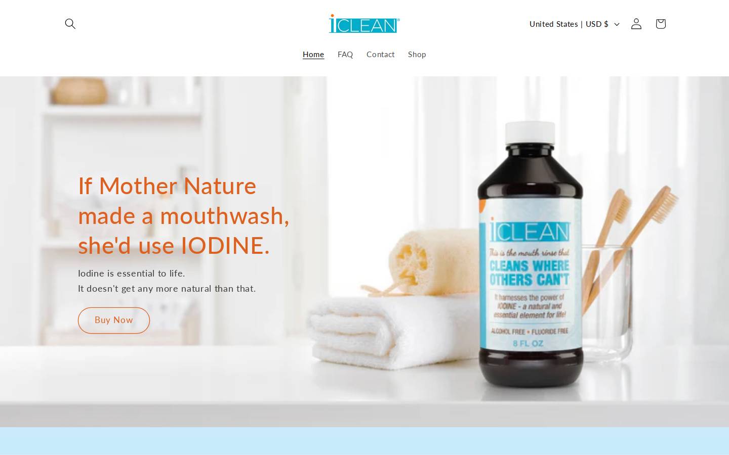 icleanmouths.com homepage screenshot