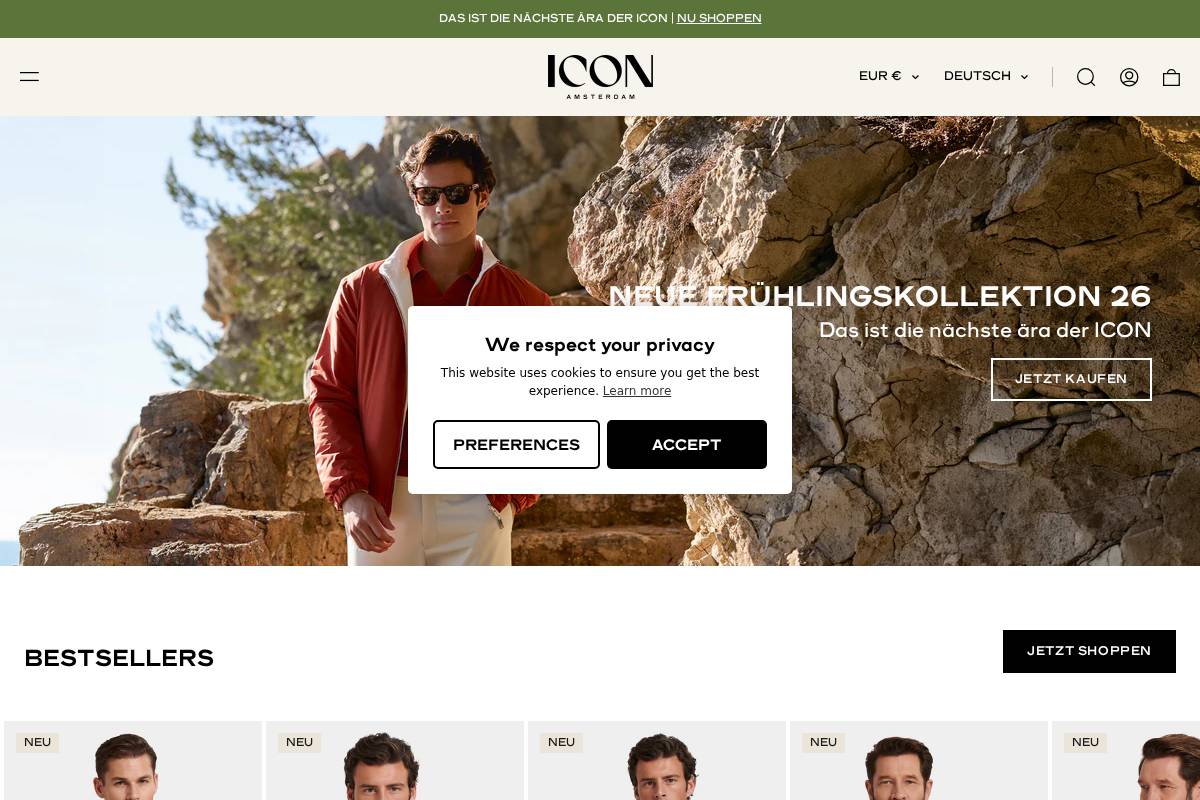 icon-amsterdam.de homepage screenshot