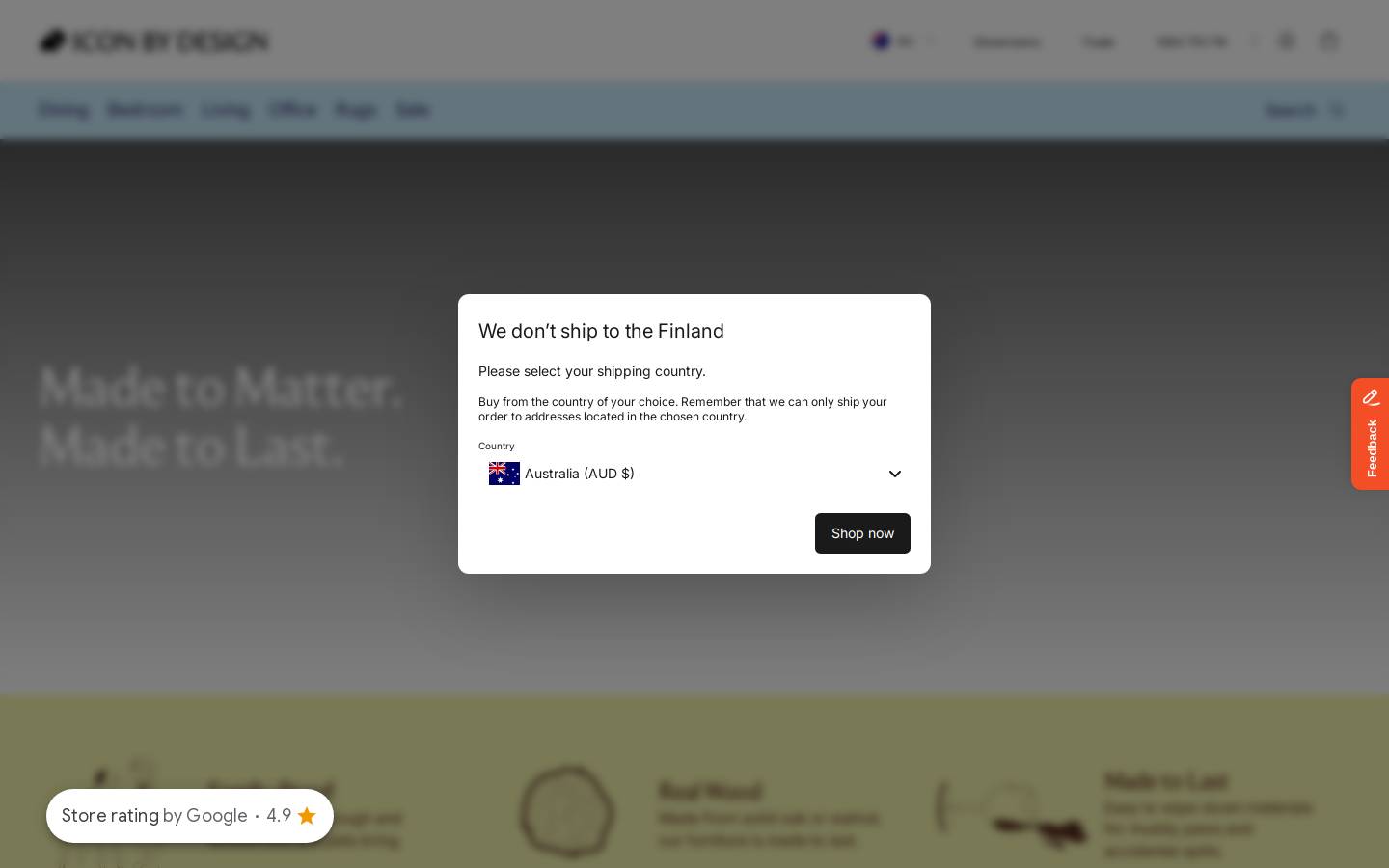 Icon By Design homepage screenshot