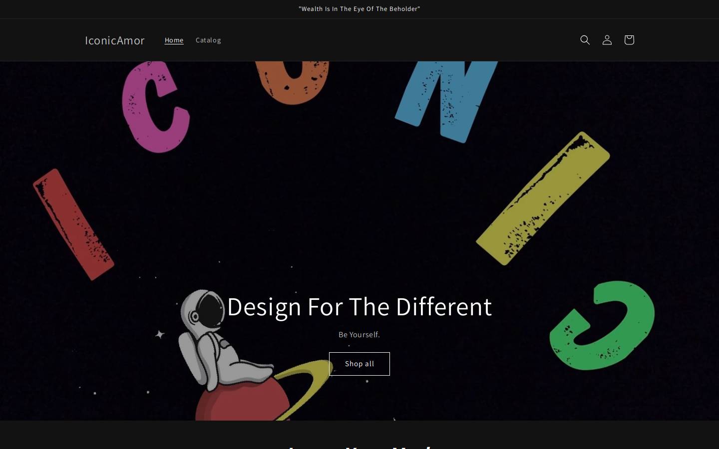 iconicamor.com homepage screenshot
