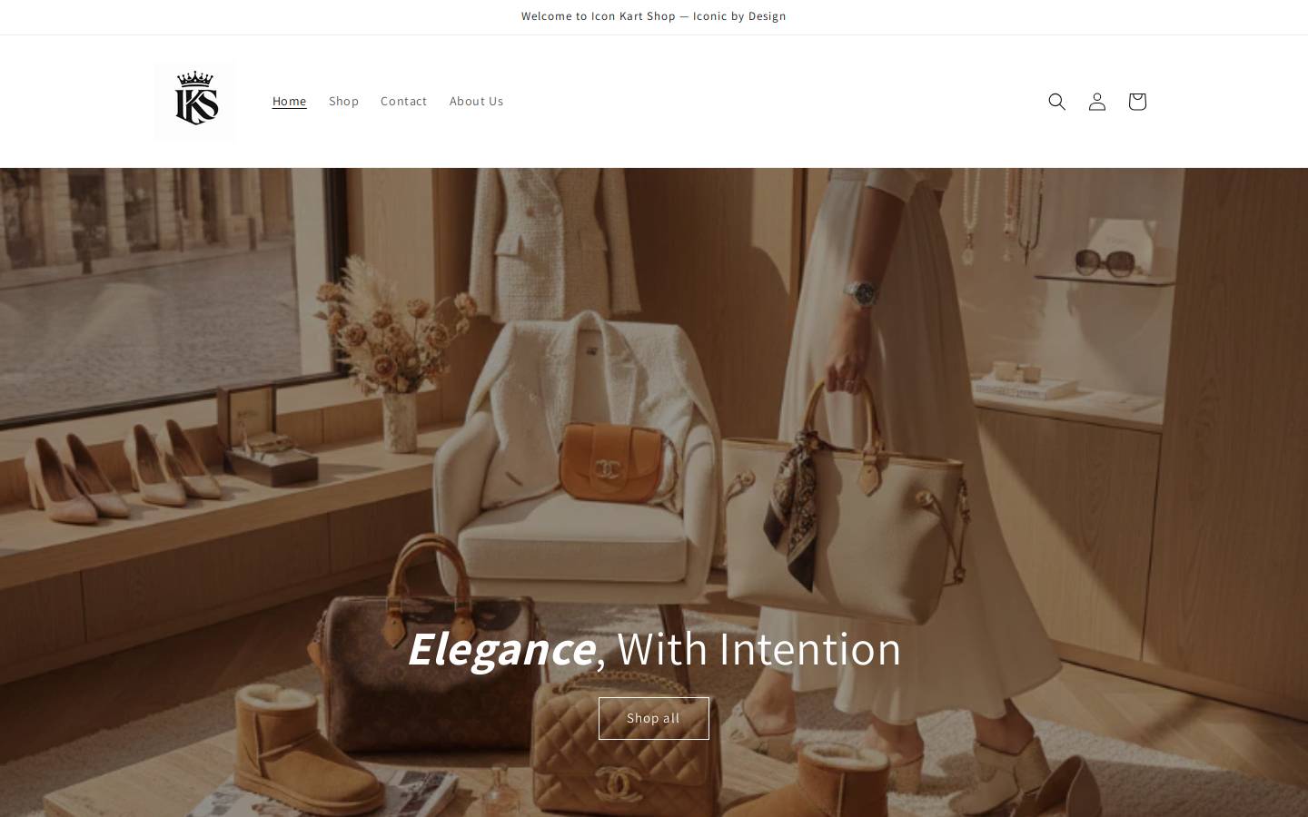 iconkartshop.com homepage screenshot