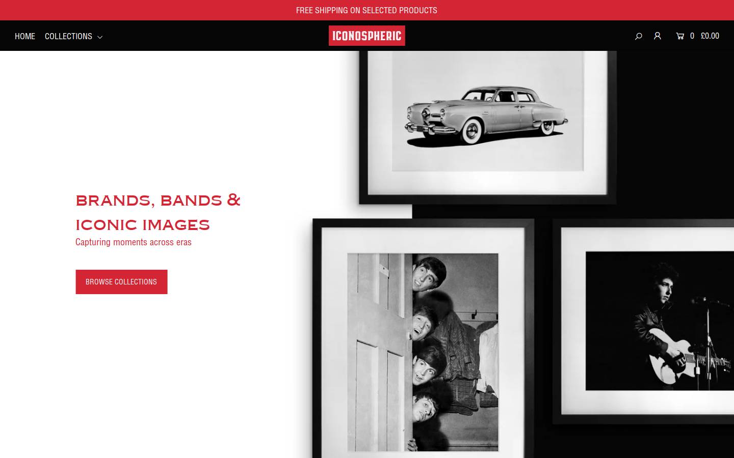 iconospheric.com homepage screenshot