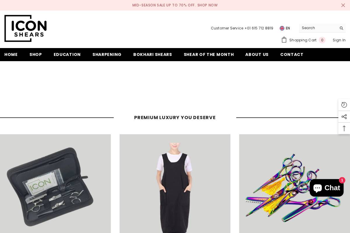 iconshears.com homepage screenshot