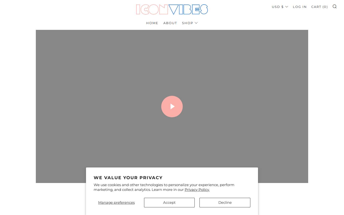 iconvibes.com homepage screenshot