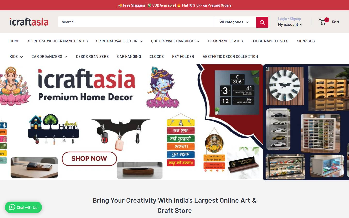 icraftasia.com homepage screenshot