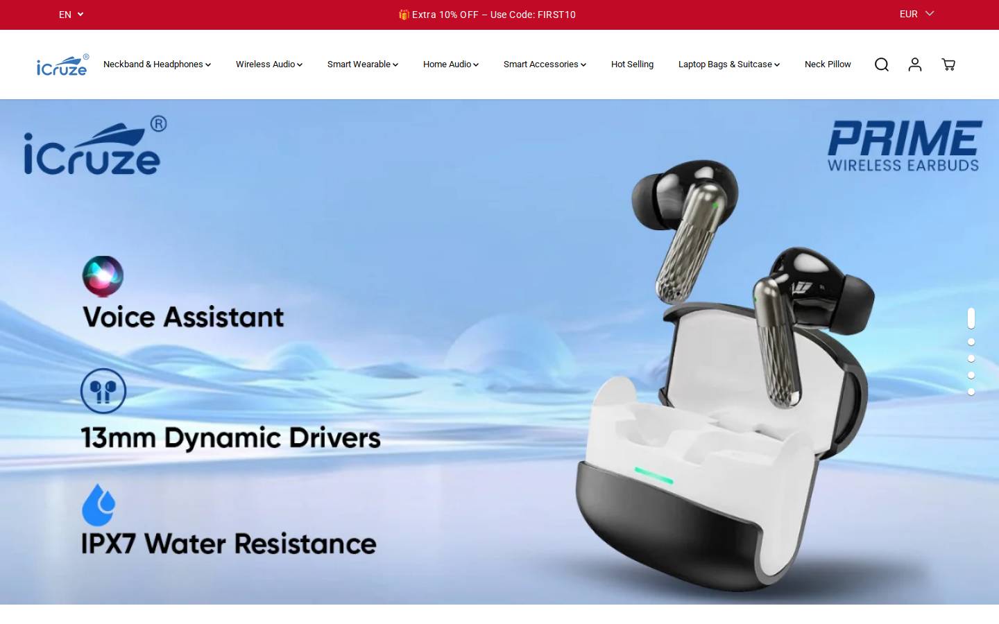 icruze-digital.com homepage screenshot