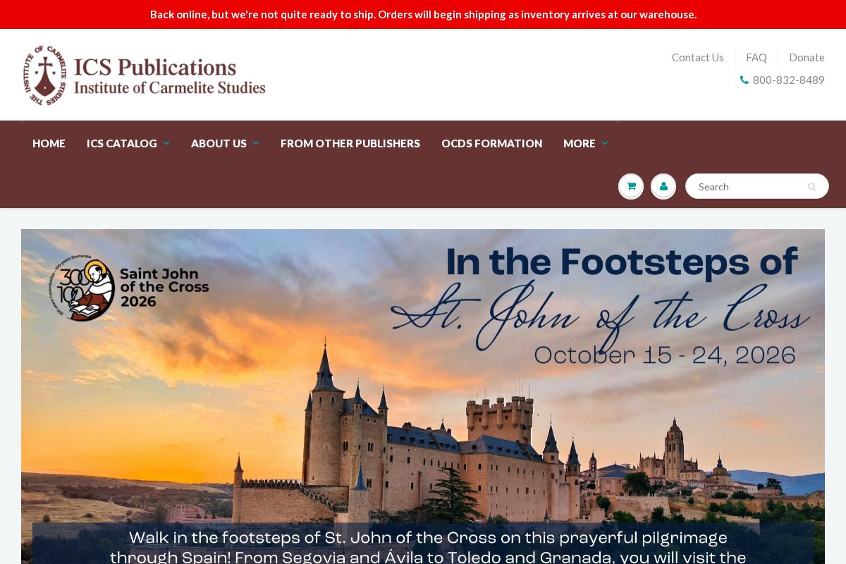 ICS Publications homepage screenshot