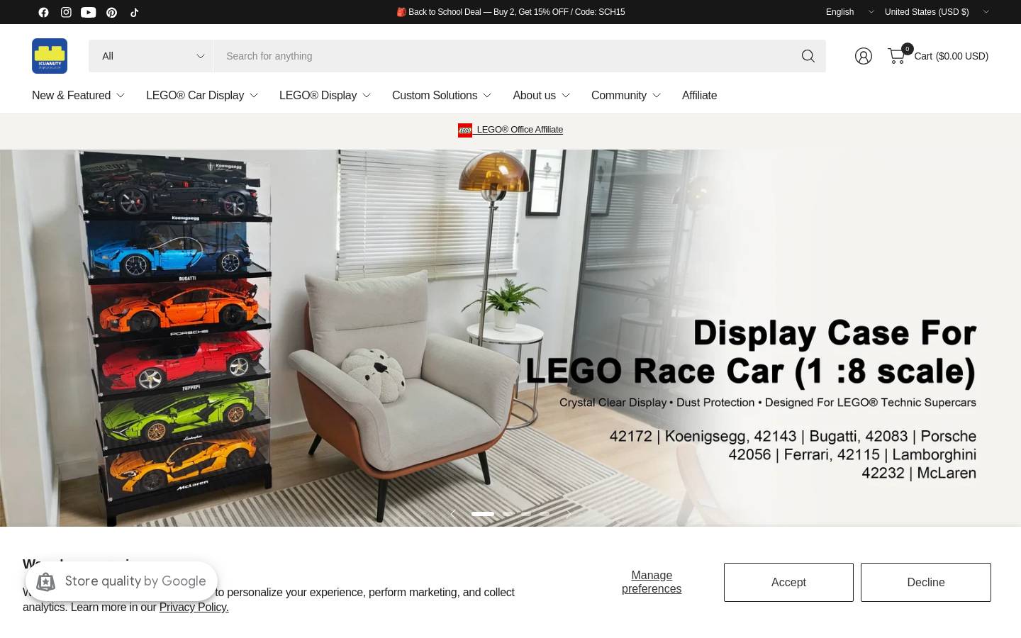Icuanuty homepage screenshot