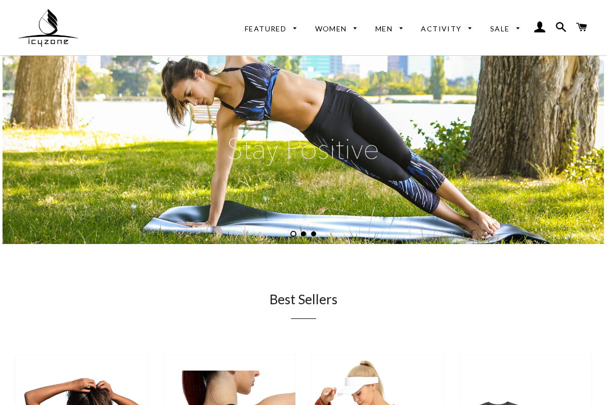 icyzone homepage screenshot