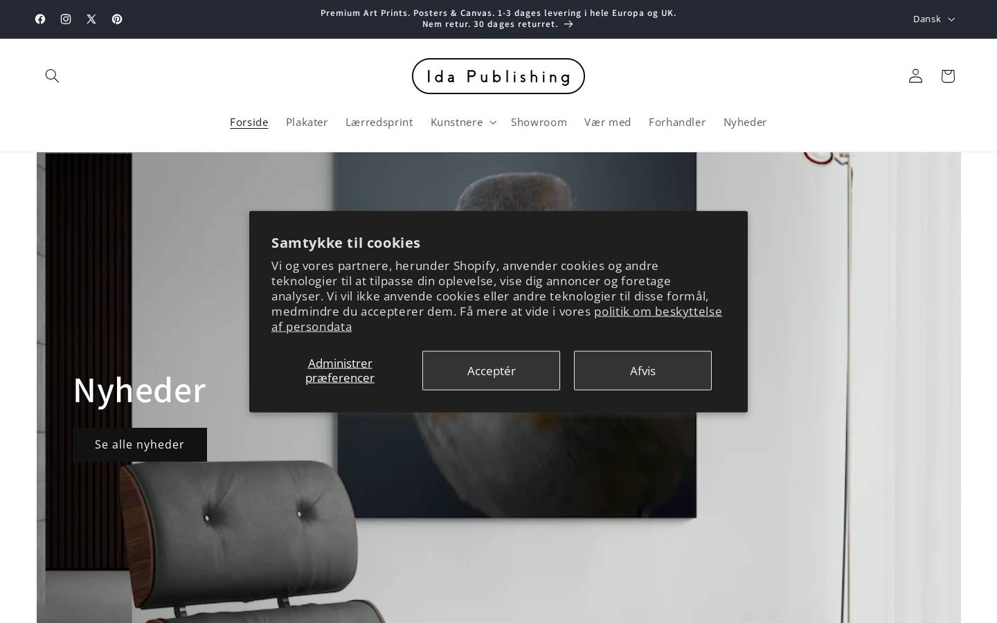 Ida Publishing homepage screenshot