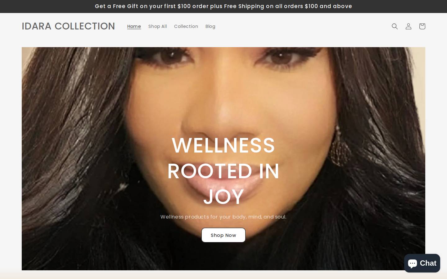 idaracollection.com homepage screenshot