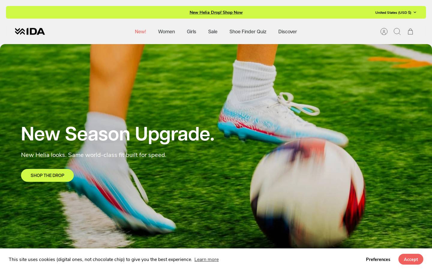 IDA homepage screenshot