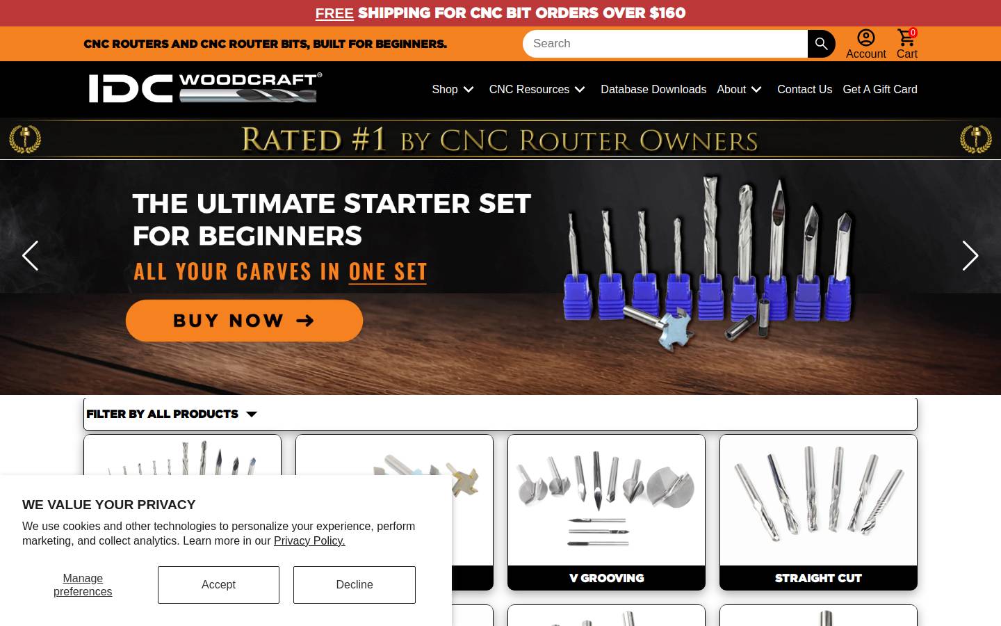 Idcwoodcraft homepage screenshot