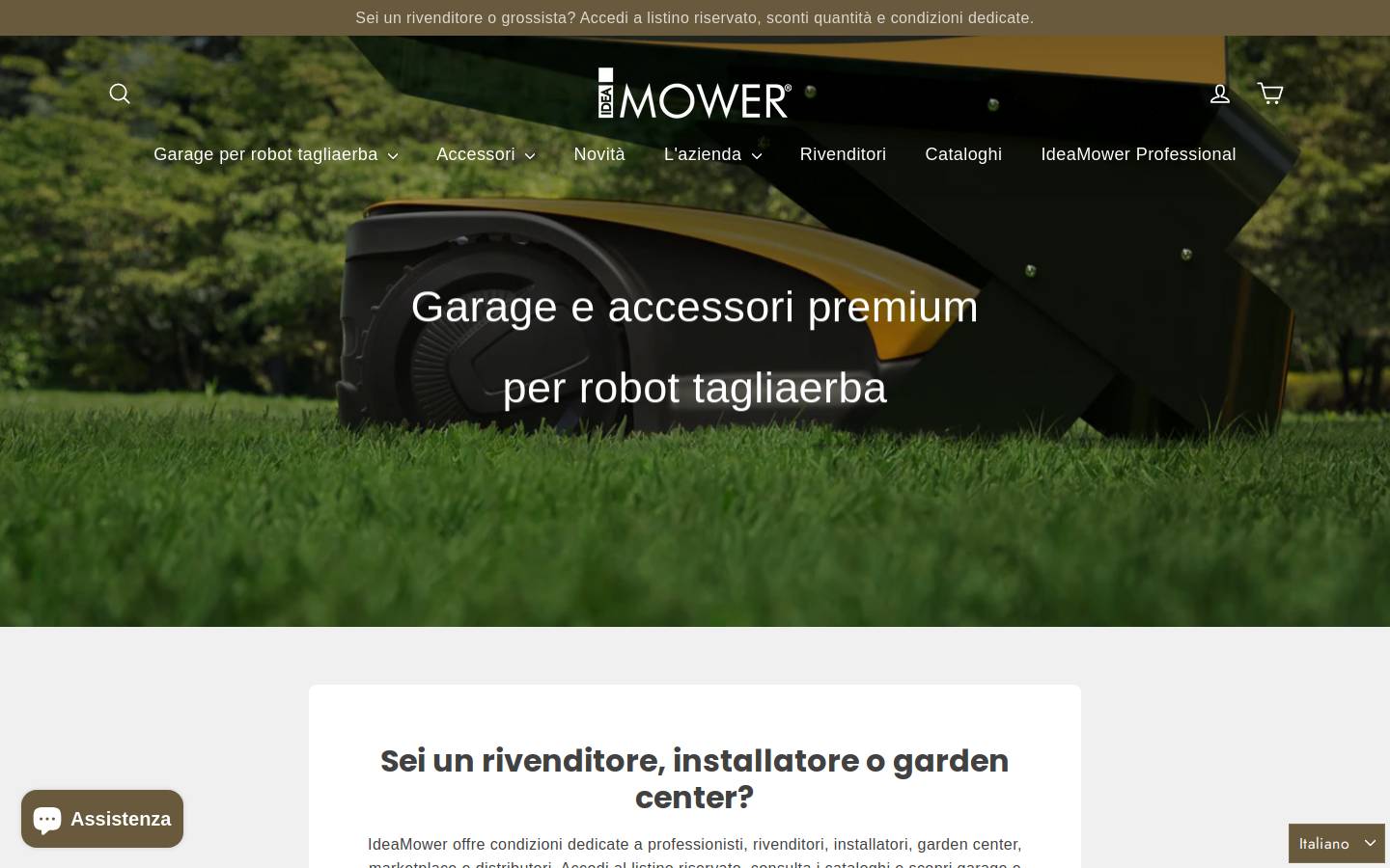 idea-mower.eu homepage screenshot