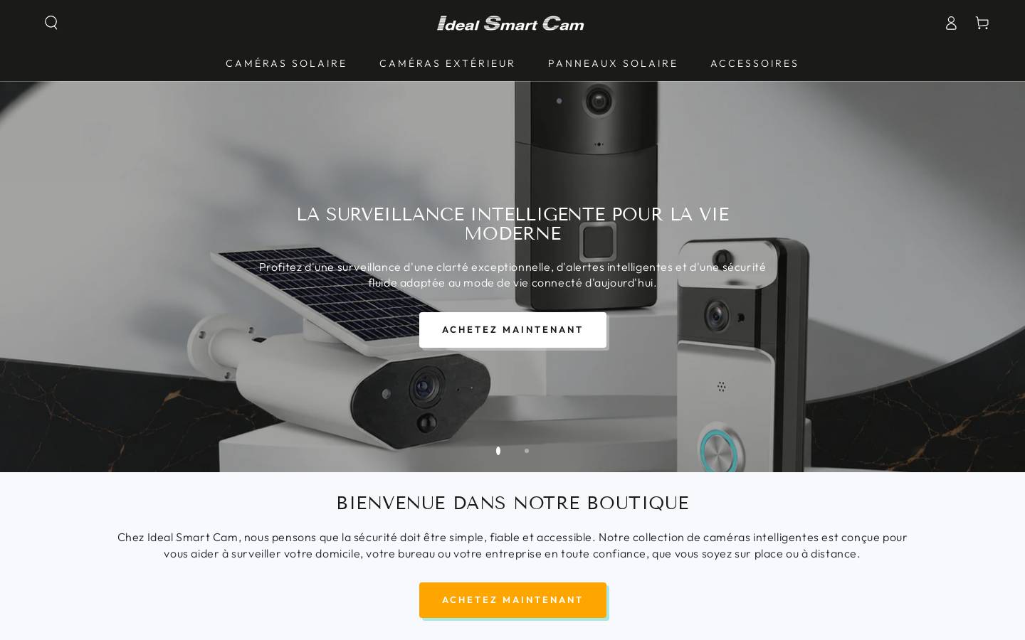 Idealsmartcam homepage screenshot