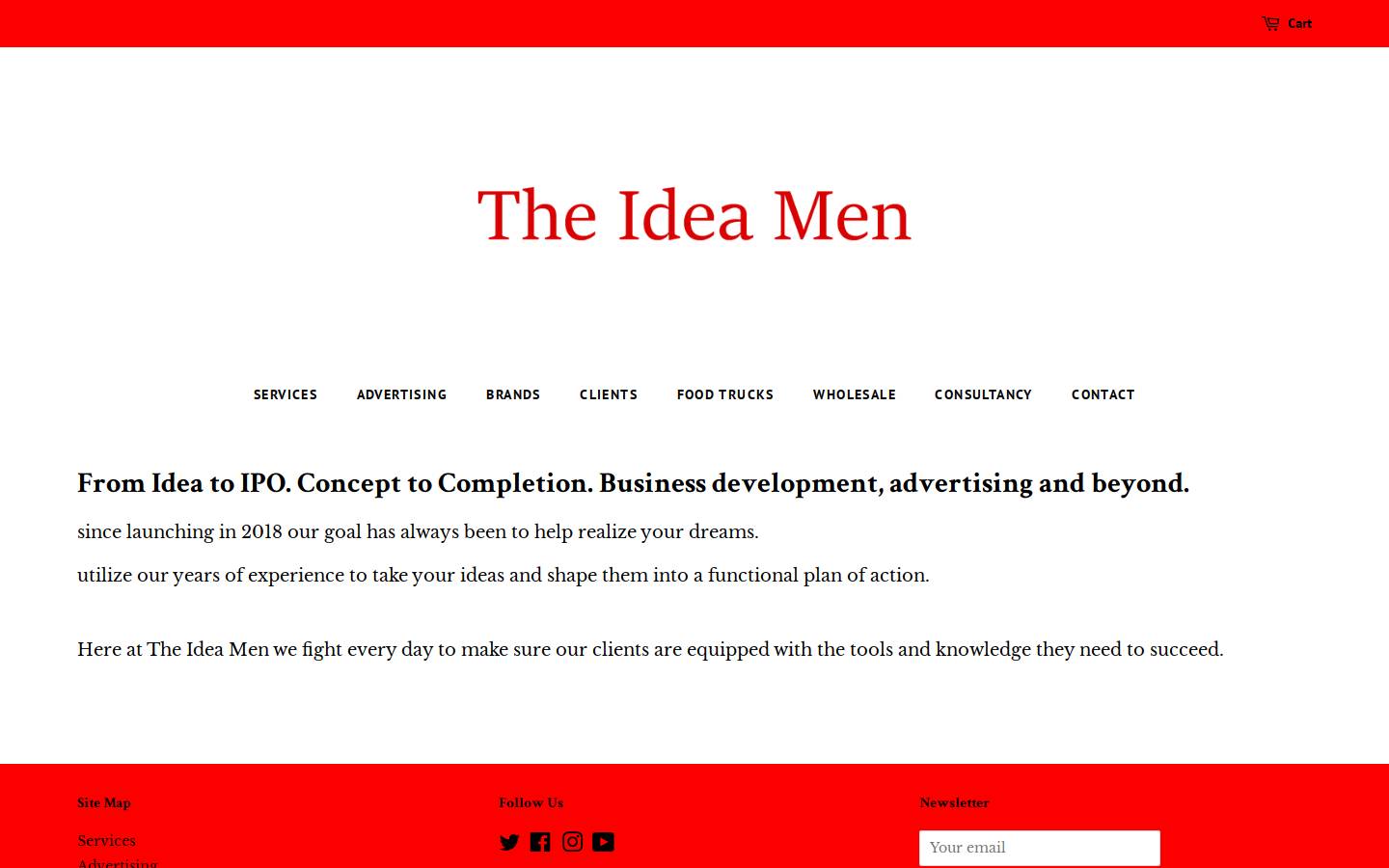 ideamen.ca homepage screenshot