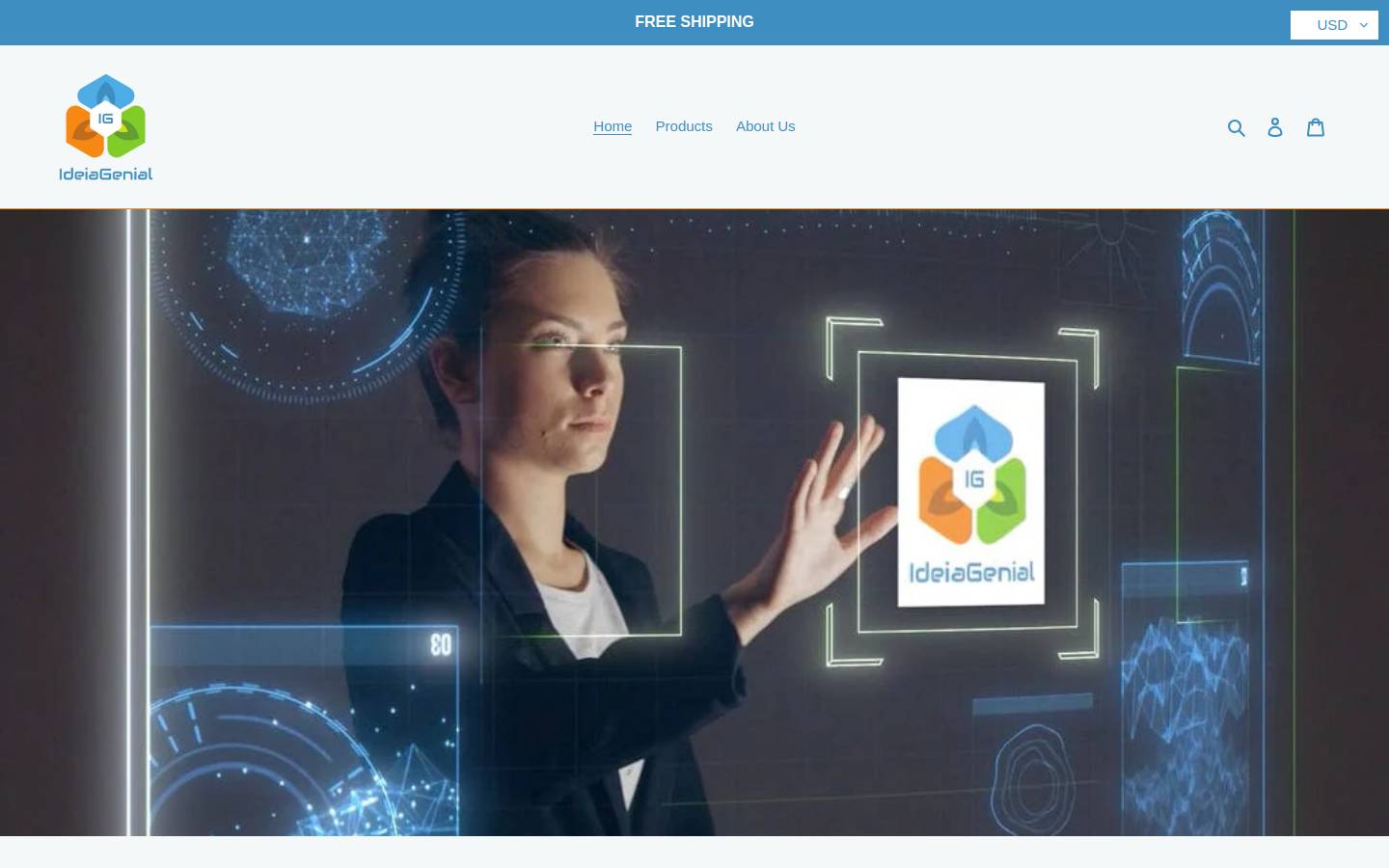 ideiagenial.com homepage screenshot