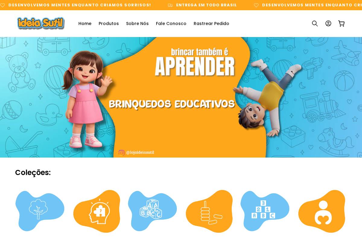 ideiasutil.com homepage screenshot