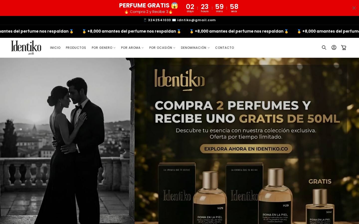 identiko.co homepage screenshot