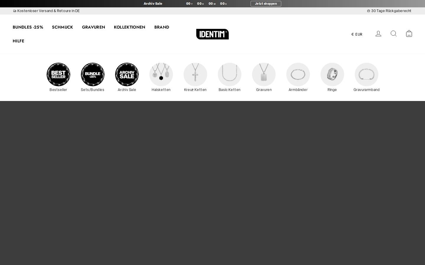 Identim homepage screenshot