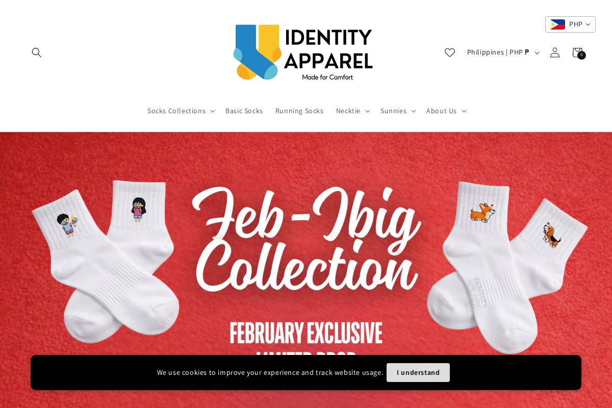 identityapparel.shop homepage screenshot
