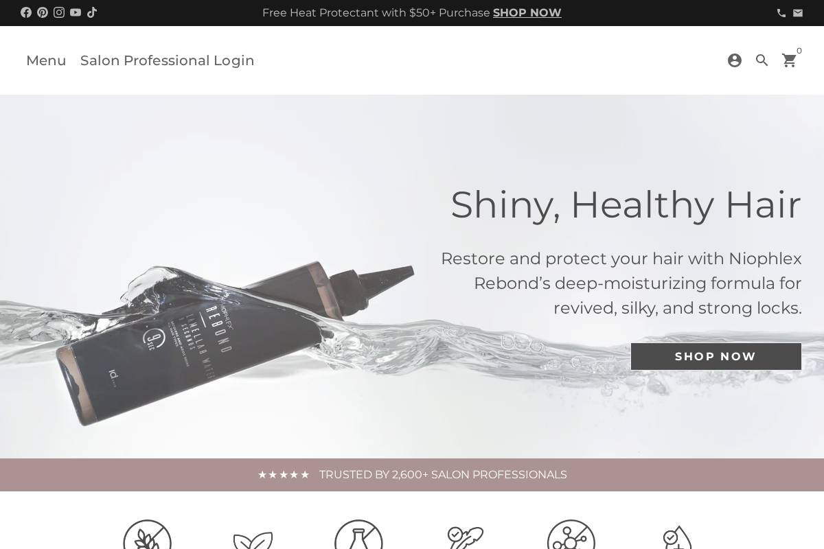 idhairpro.com homepage screenshot