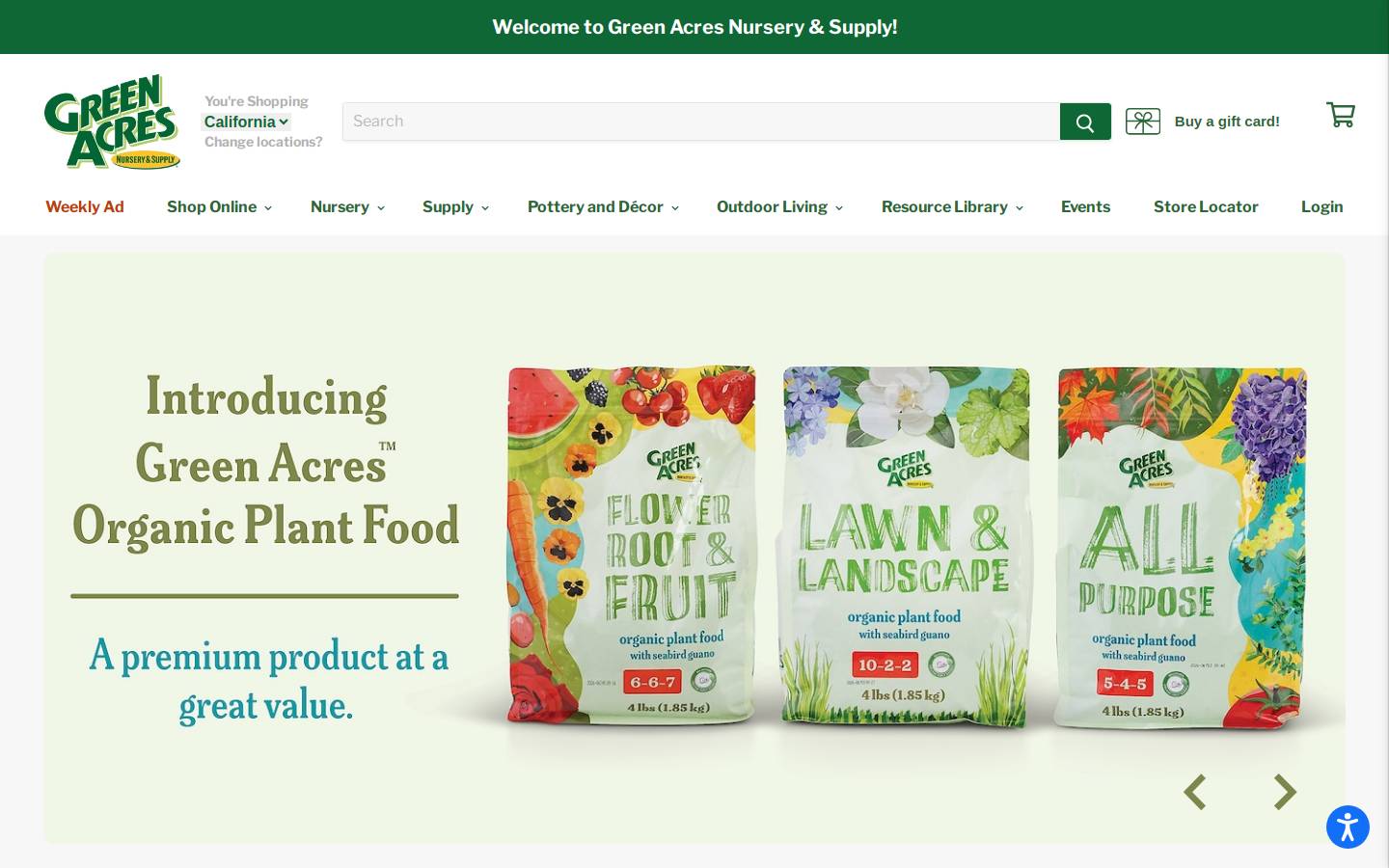 idiggreenacres.com homepage screenshot