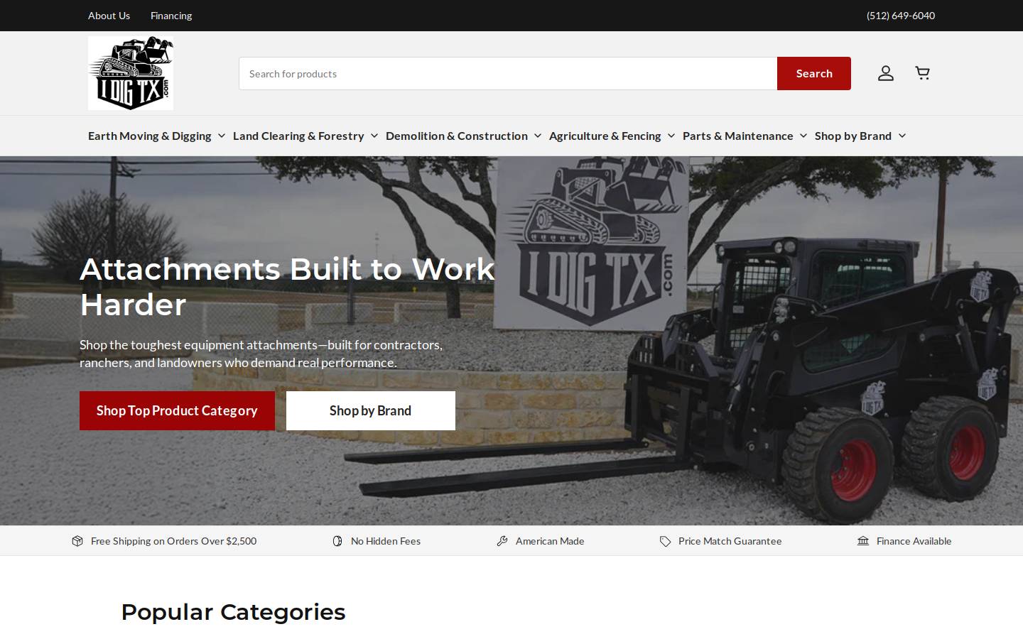 idigtexas.com homepage screenshot