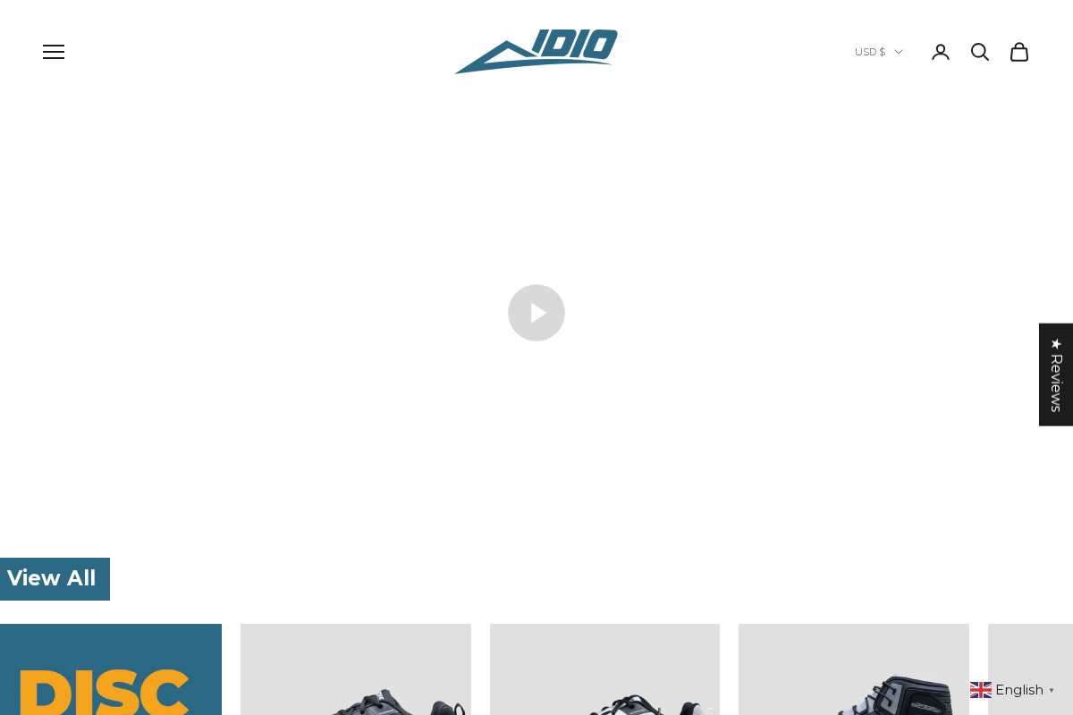 Idio sports homepage screenshot