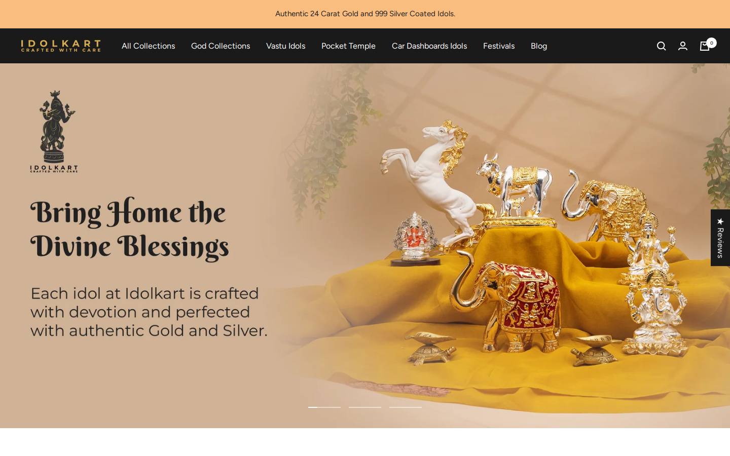 idolkart.com homepage screenshot