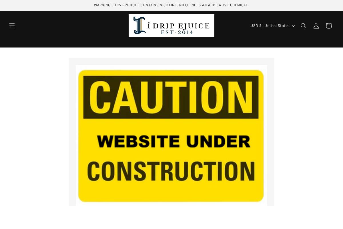 Idripejuice homepage screenshot