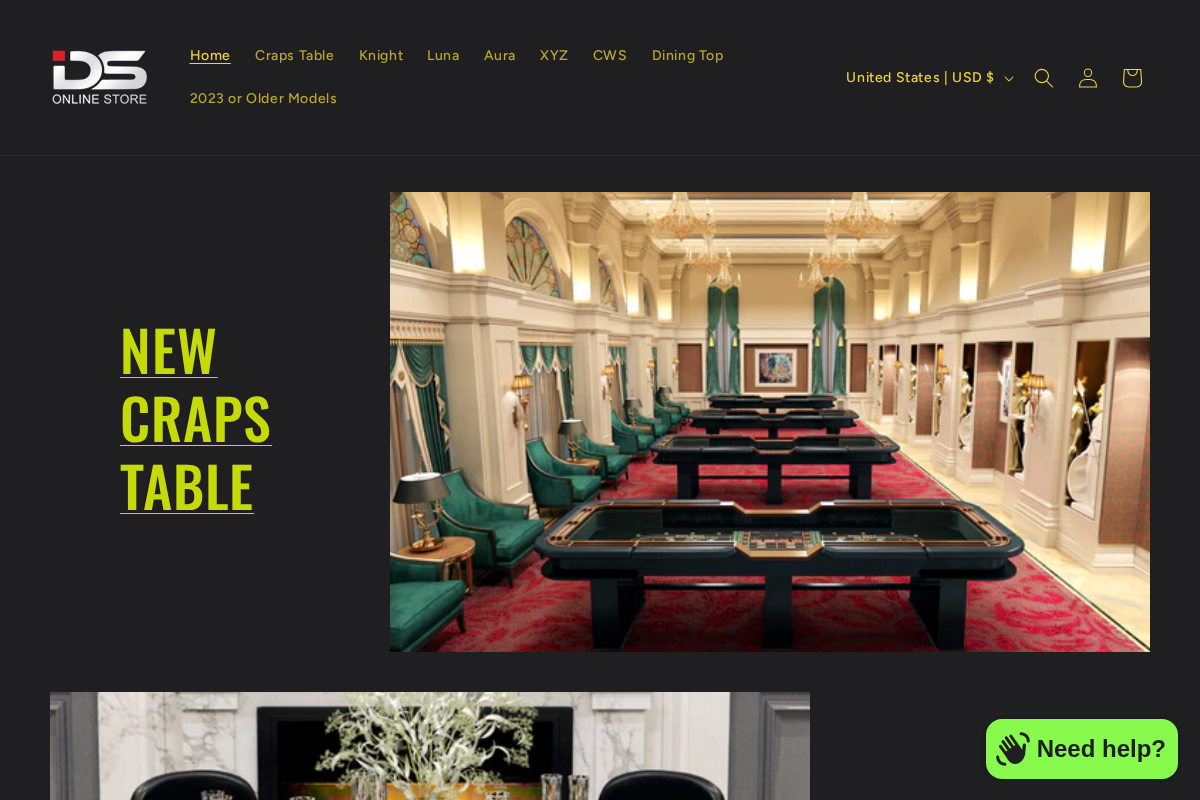 IDS Online Store homepage screenshot