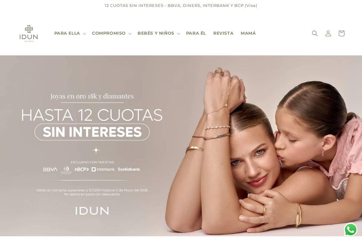 idunjoyeria.com homepage screenshot
