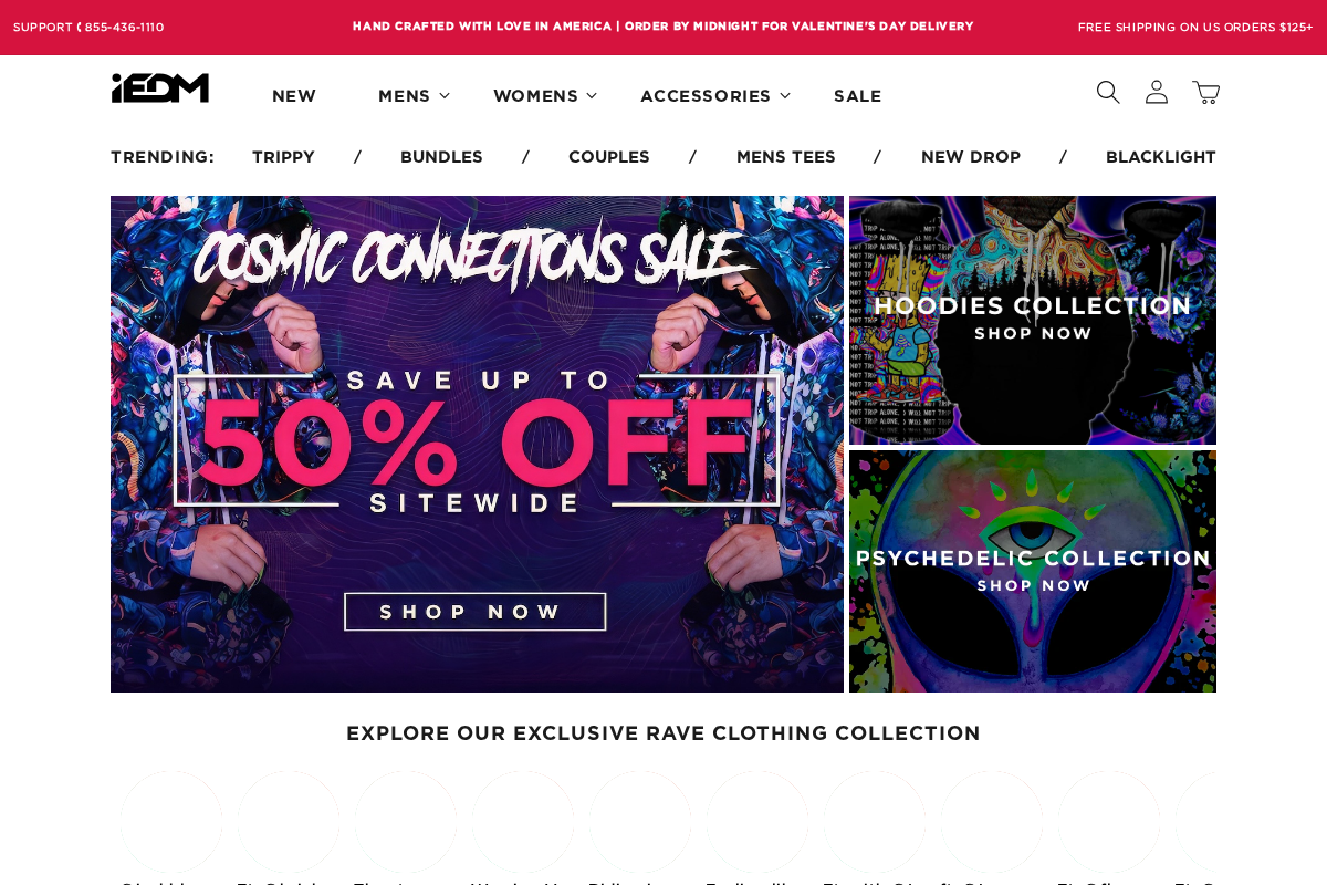 iEDM.com homepage screenshot