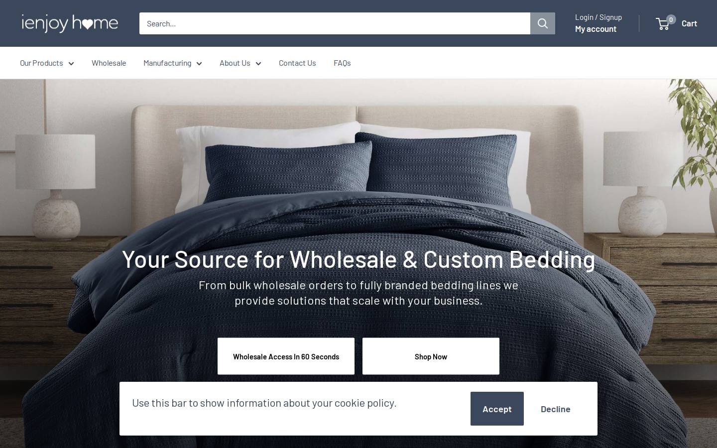 ienjoyhome.com homepage screenshot