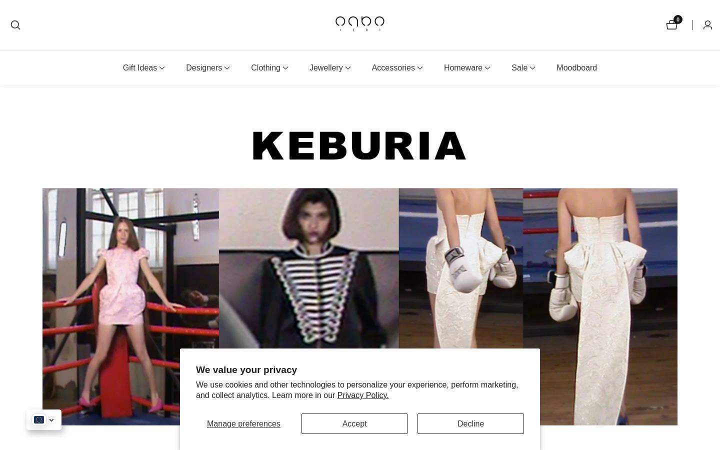 ieristore.com homepage screenshot