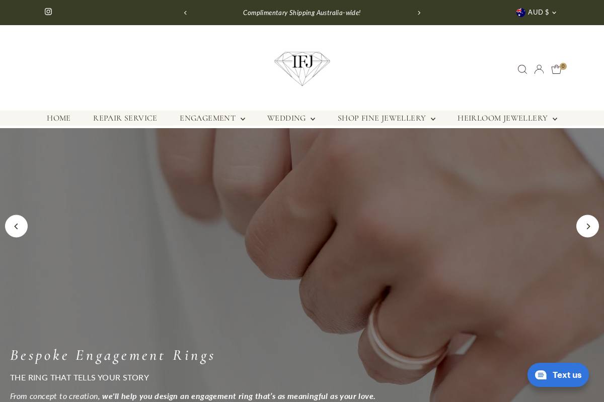 ifamilyjewellers.com homepage screenshot