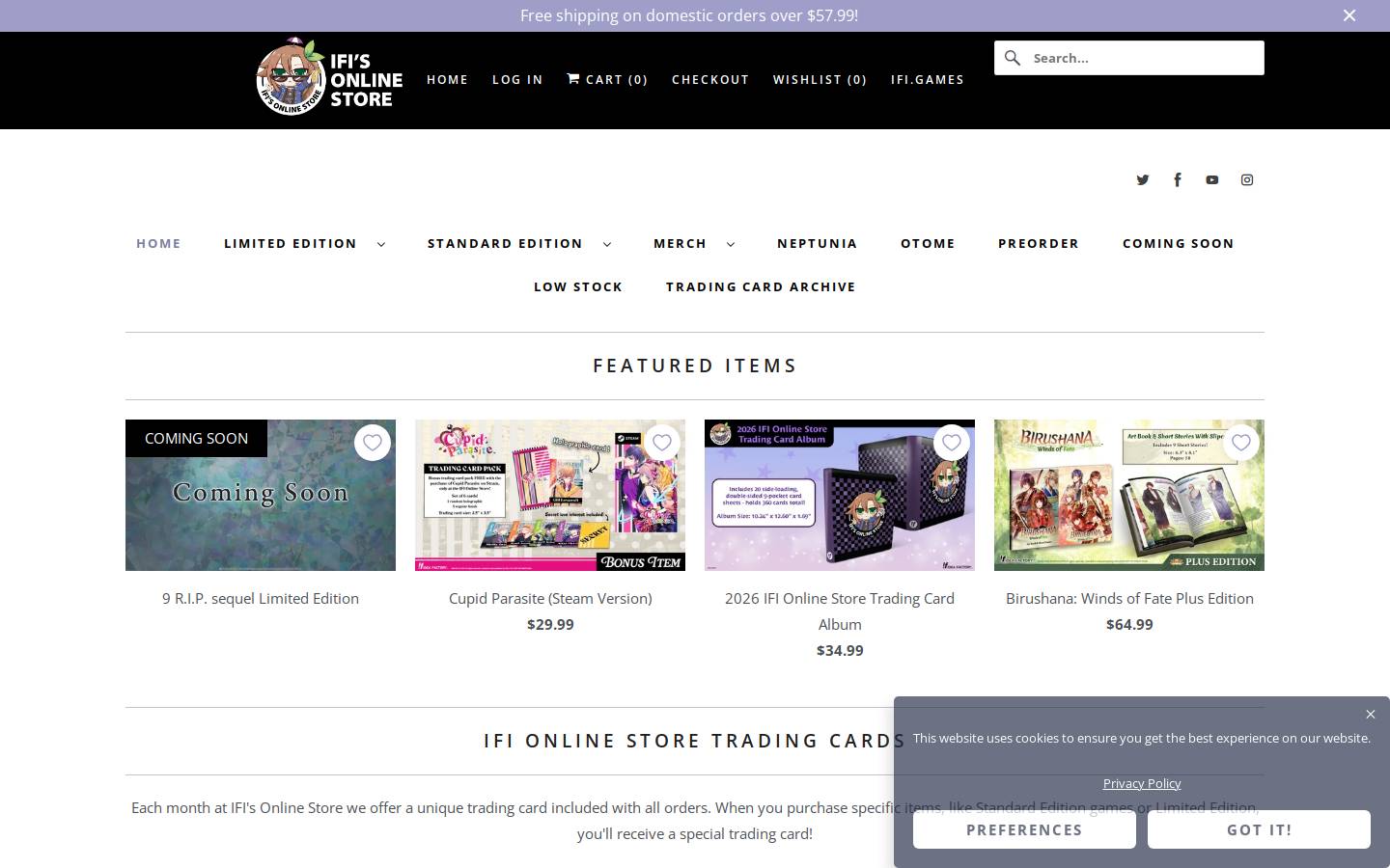 ifi.store homepage screenshot