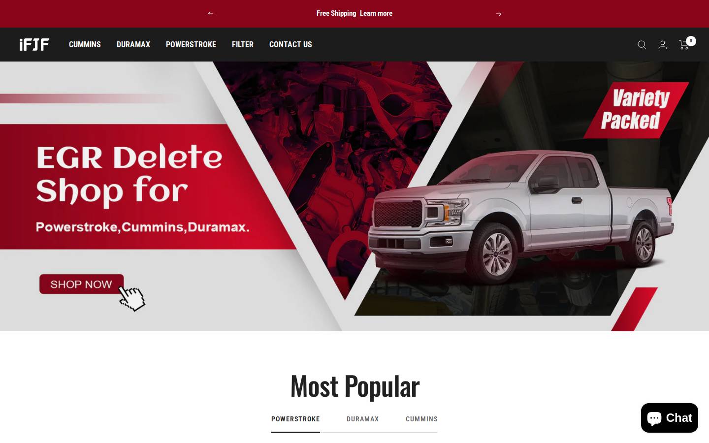 ifjf.com homepage screenshot