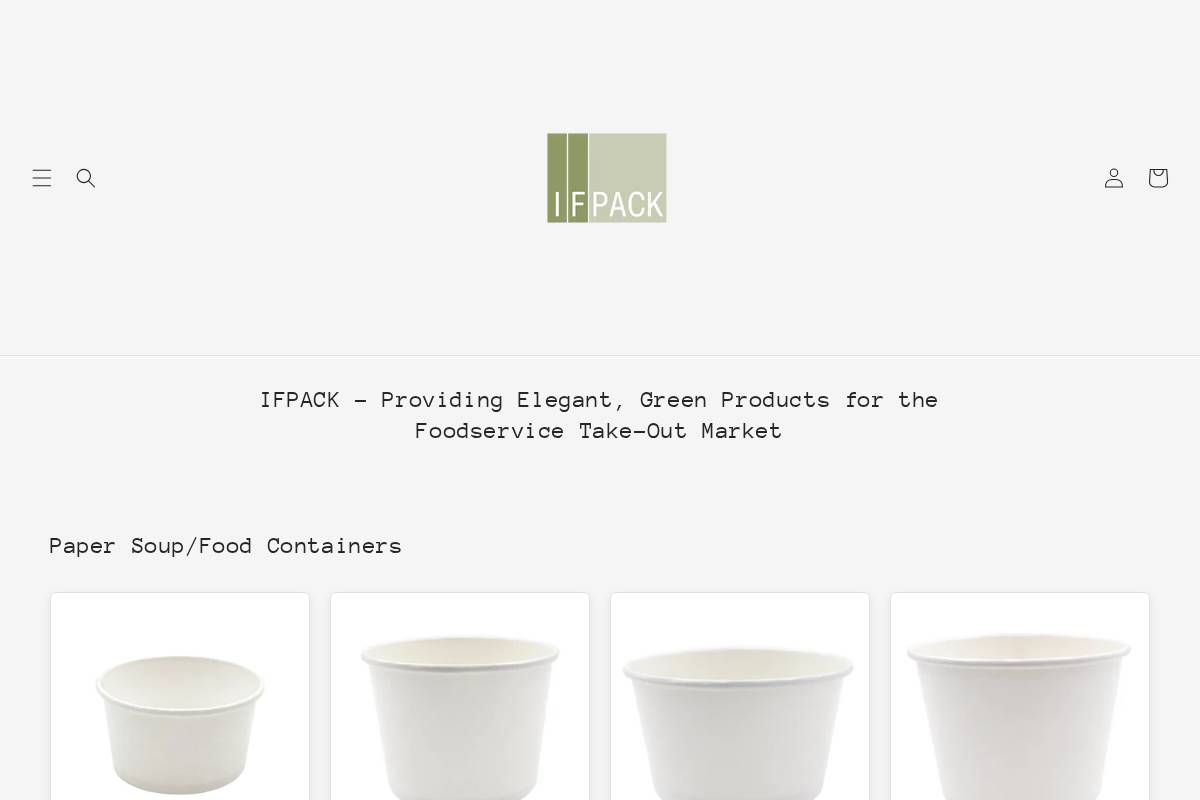 ifpackshop.com homepage screenshot