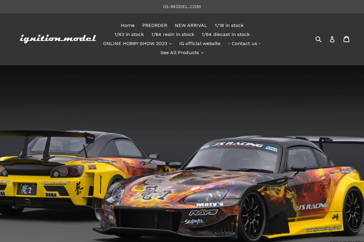 ig-model.online homepage screenshot