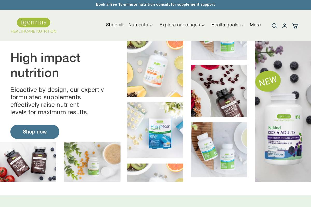 igennus.com homepage screenshot