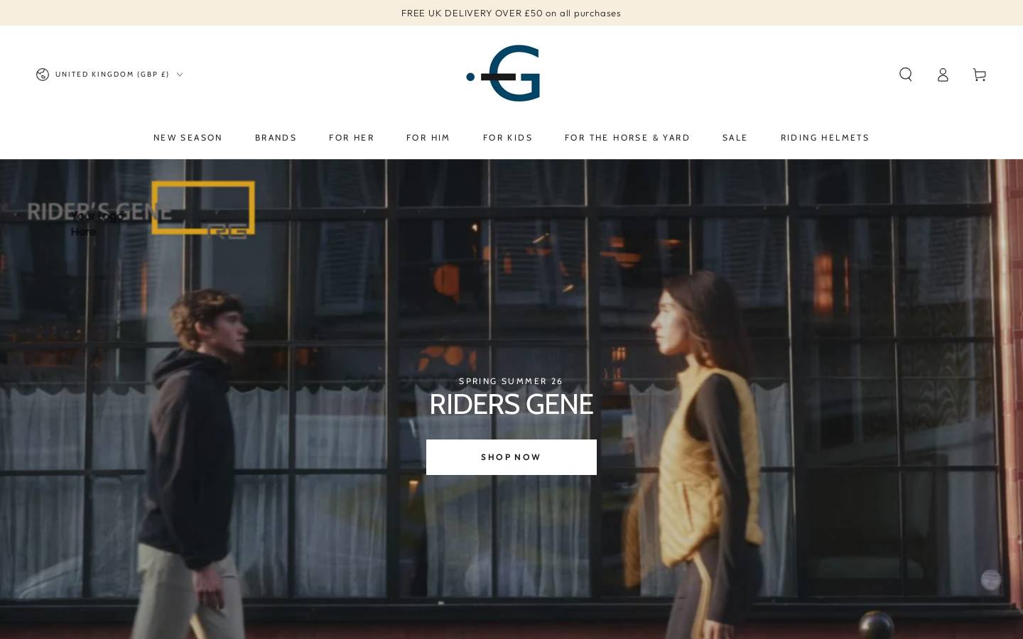 igequine.co homepage screenshot