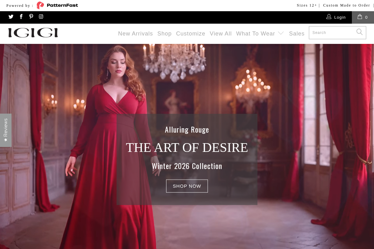 IGIGI homepage screenshot