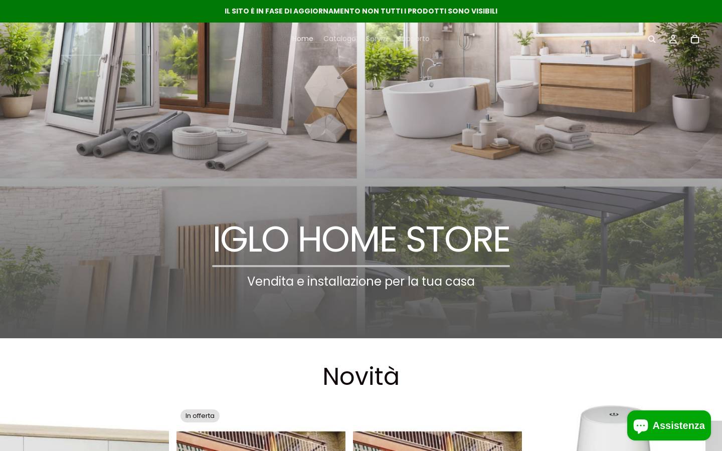iglohomestore.com homepage screenshot