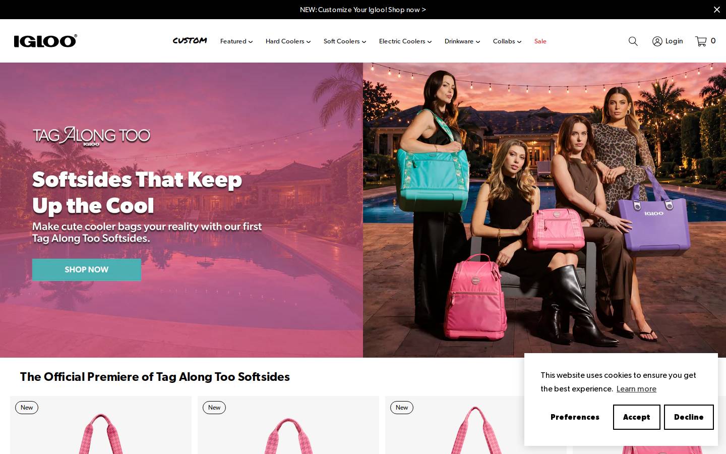 igloo-online-store.com homepage screenshot