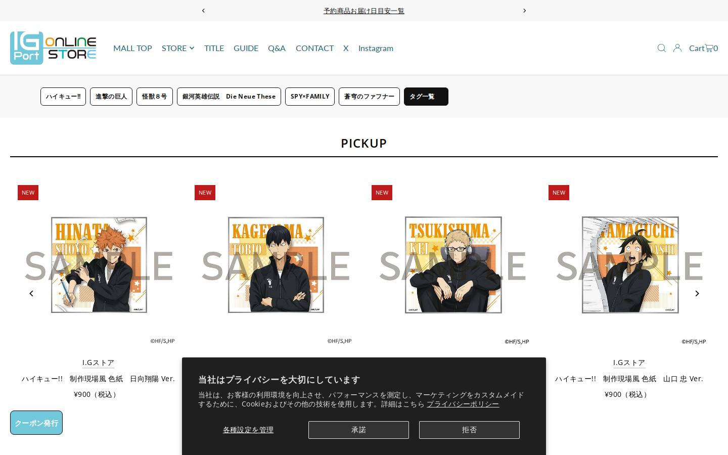 igport-onlinestore.com homepage screenshot